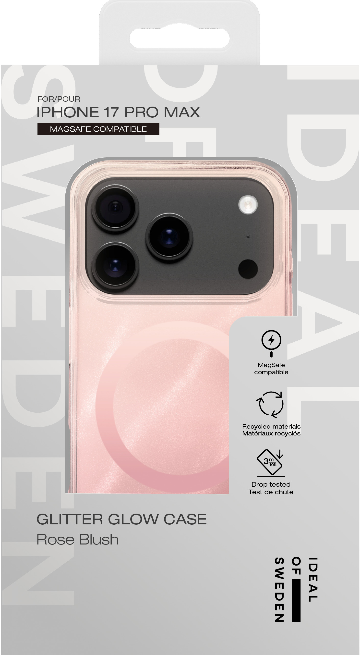 iDeal of Sweden Clear Case MagSafe iPhone 17 Pro Max / 18 Pro Max Rose Blush – image 4