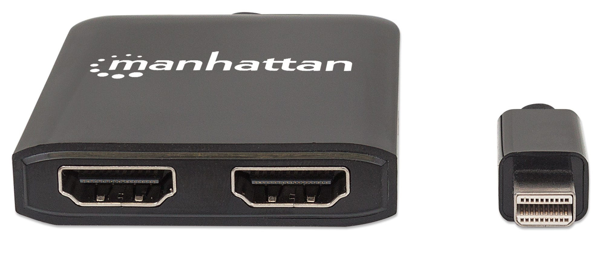 Manhattan Mini DisplayPort to 2-Port HDMI Splitter Hub with MST, 4K@30Hz, USB-A Powered, Video Wall Function, HDCP 2.2 – image 3