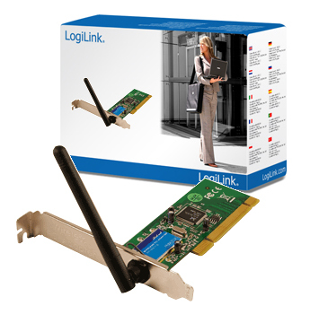 LogiLink Wireless LAN PCI Karte 54 Mbit 802.11g