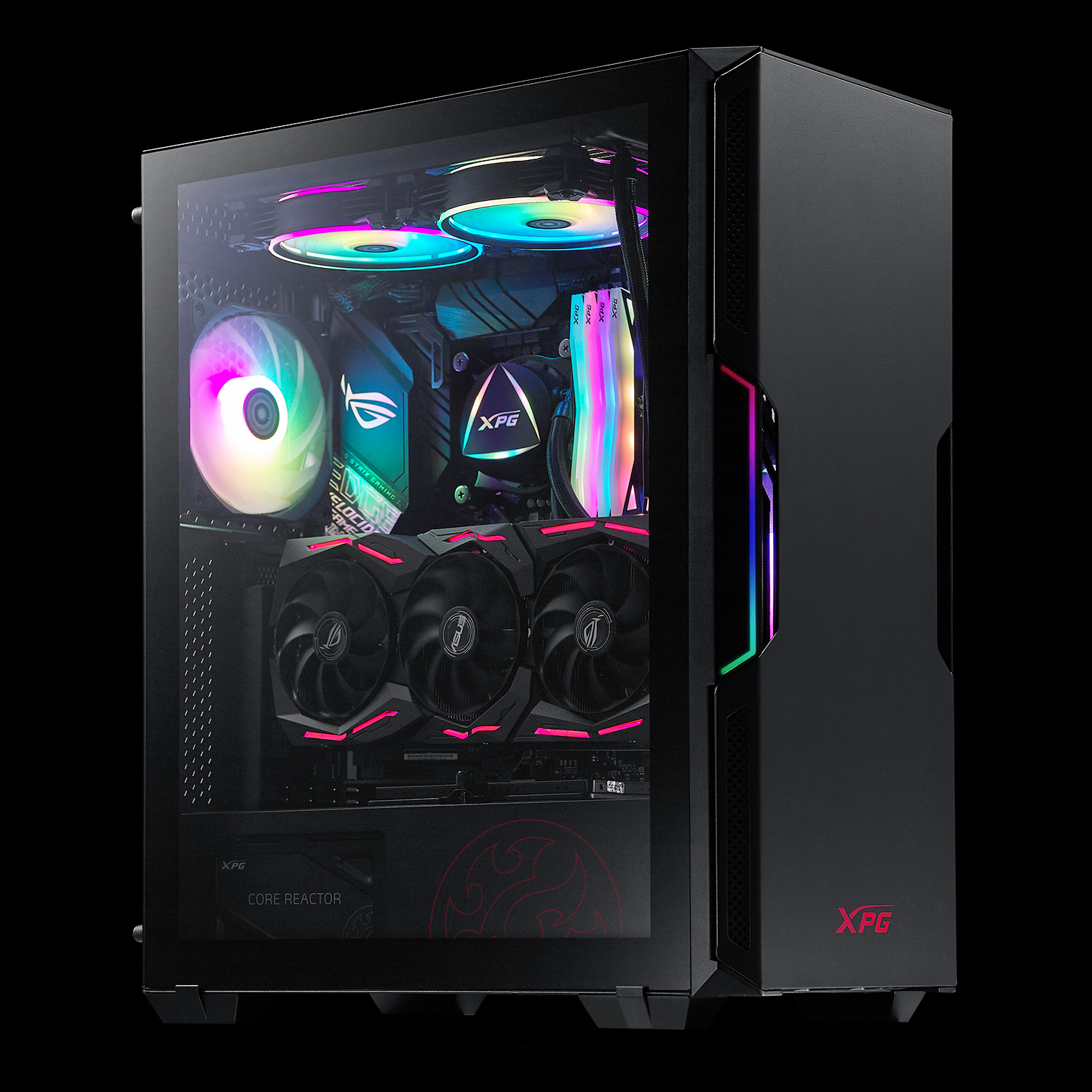 XPG STARKER Mid-Tower Black