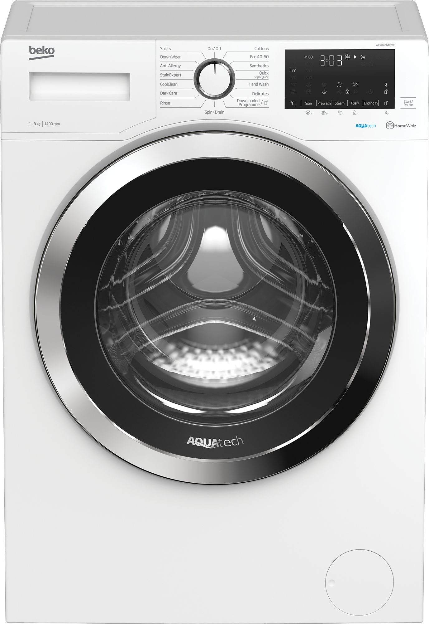 Beko WEX84064E0W washing machine Front-load – image 2