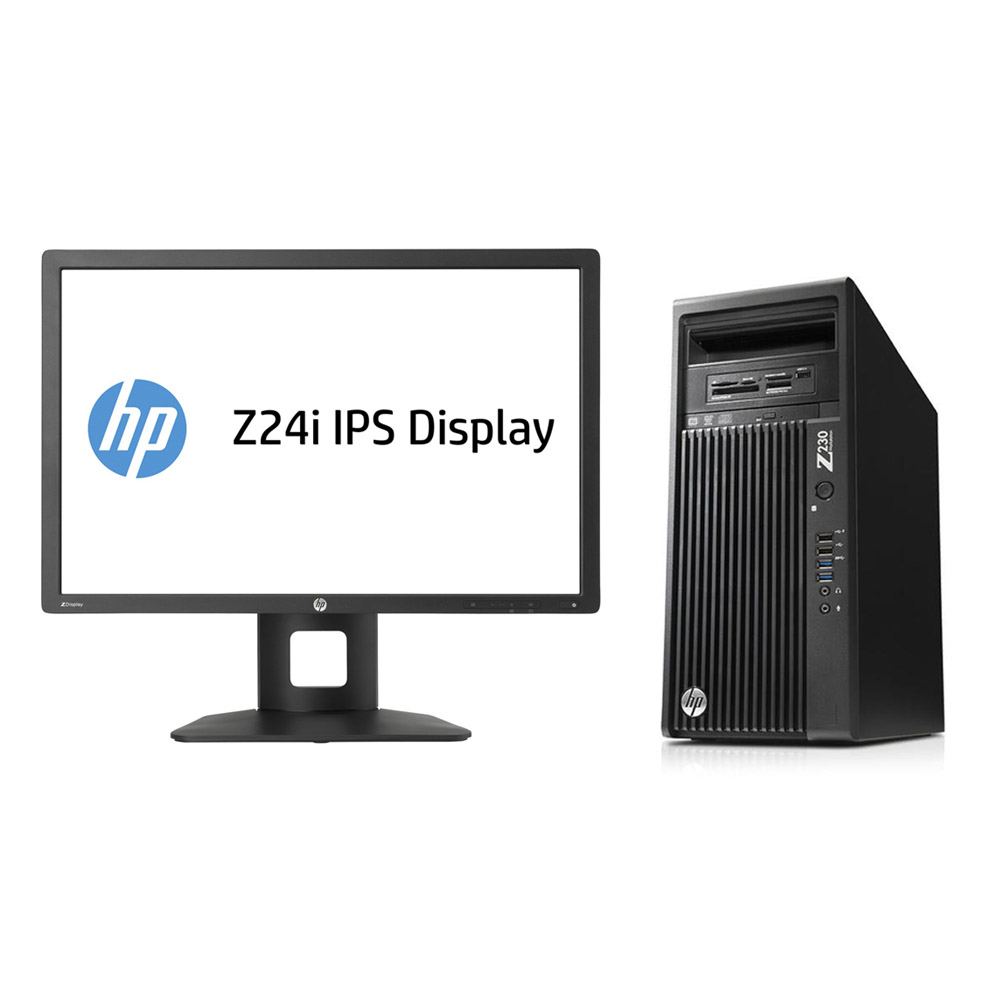 HP 230 MT + NVIDIA Quadro K2000 + Z24i