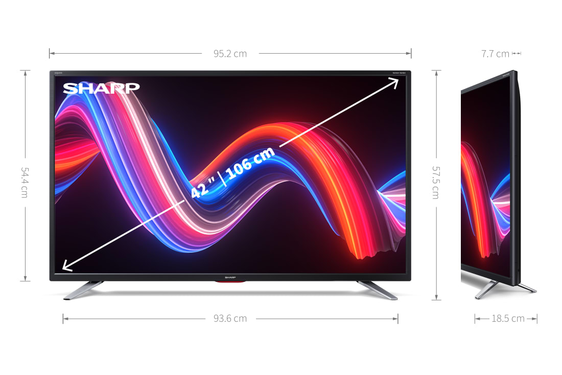 Sharp Aquos 42EE4E TV – image 6
