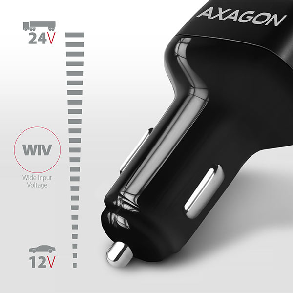 Axagon PWC-PDQ mobile device charger Smartphone, Tablet Black Cigar lighter Fast charging Auto – image 8