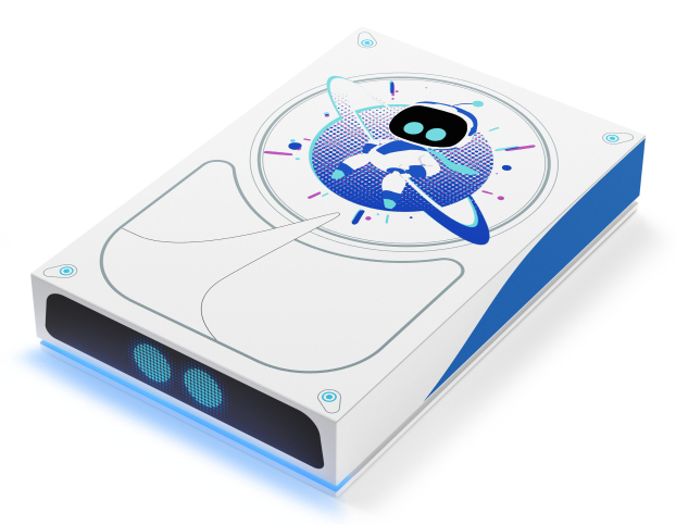 Seagate Game Drive Astro Bot external hard drive 5 TB 2.0/3.2 Gen 1 (3.1 Gen 1) White, Blue image 6
