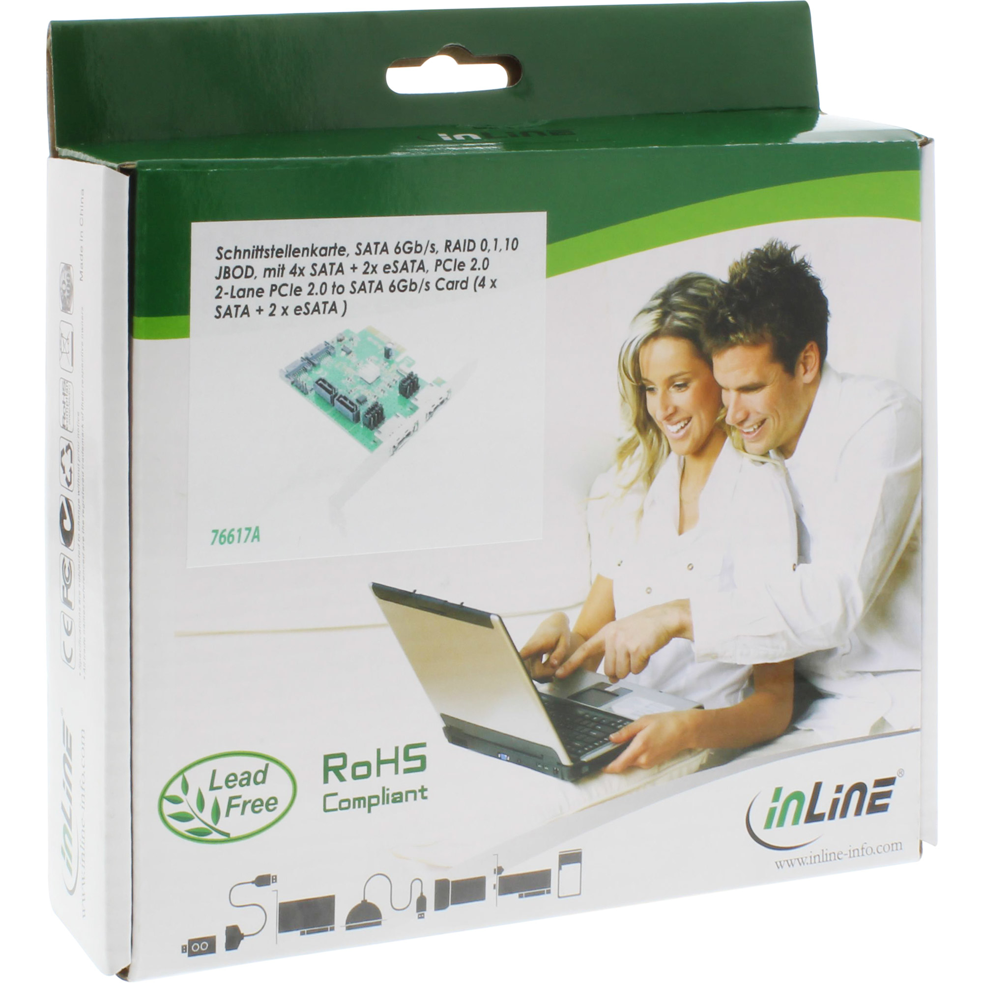 InLine RAID Controller 4x SATA – image 3
