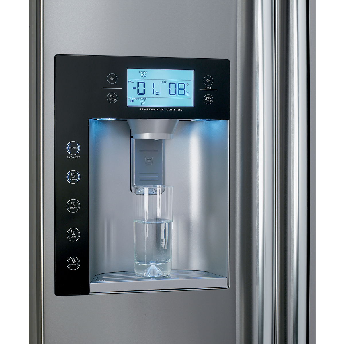 Haier HRF-628IX7 side-by-side refrigerator Freestanding – image 3