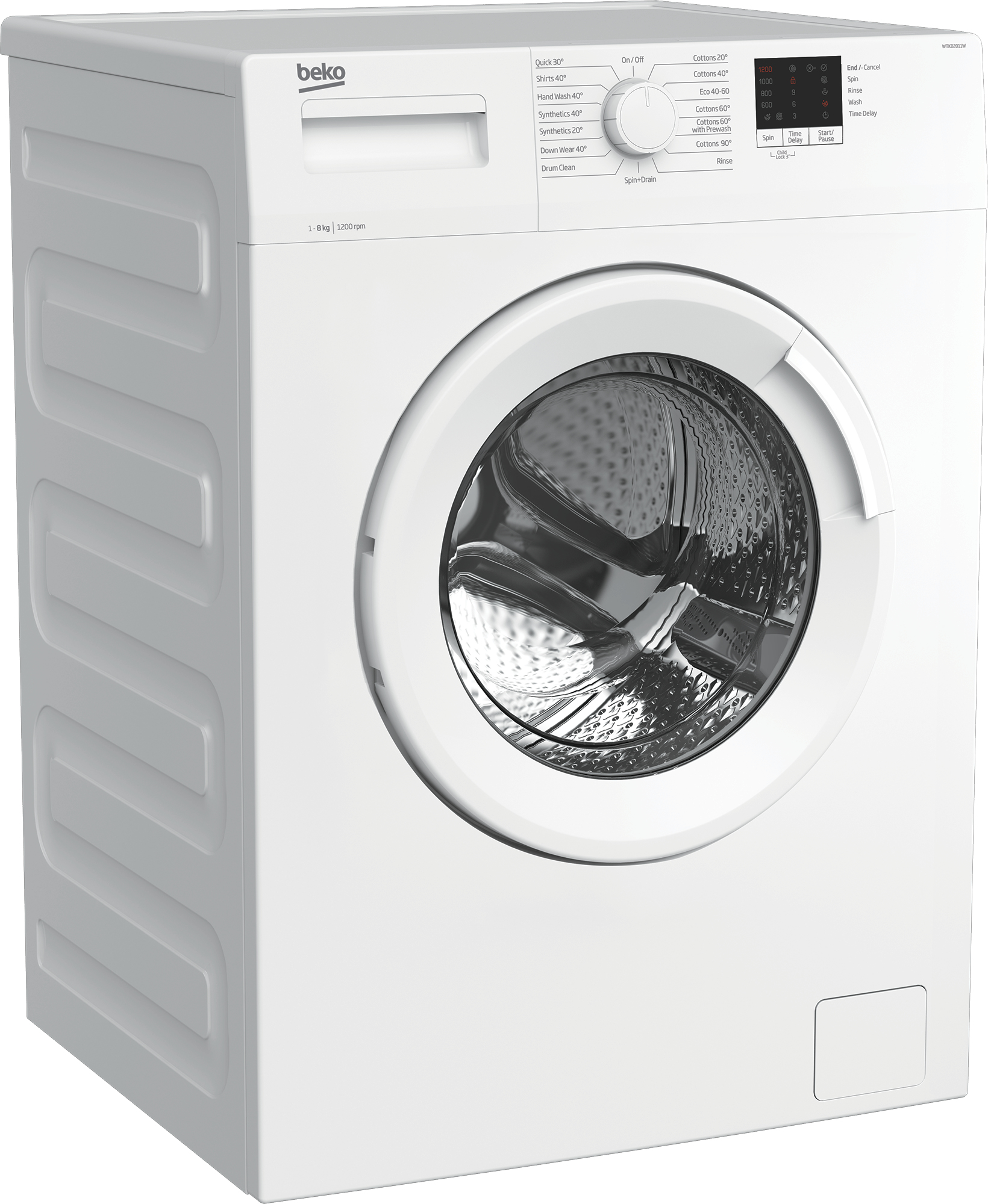 Beko b100 WTK82011W Freestanding – image 2