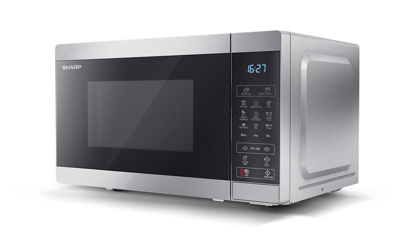 Sharp YC-MG02E-S microwave Black, Steel Combination microwave Countertop – image 4