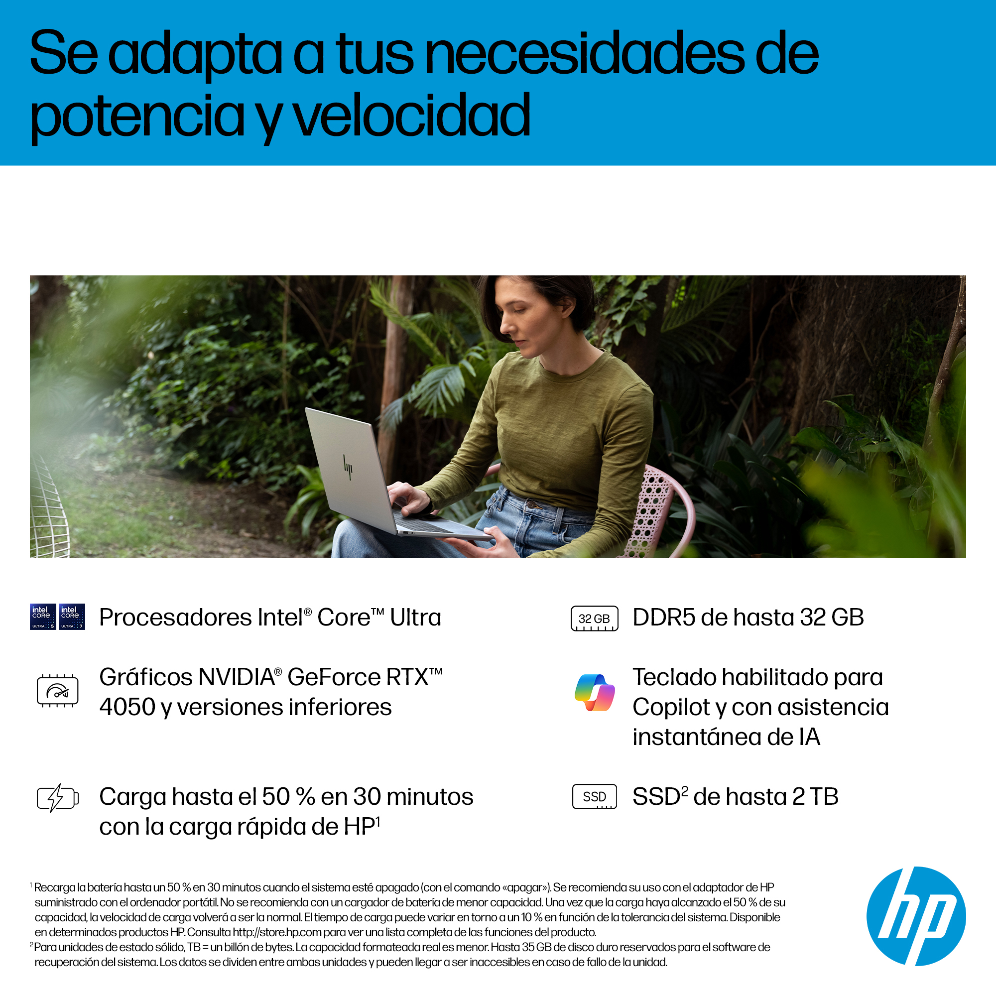 Portátil táctil HP Omnibook 7 16-ay0010ns con 3 años de garantía - Con Inteligencia Artificial - imagen 9