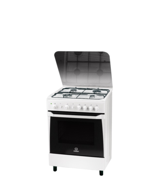 Indesit KN6G21S(W)/I cooker Freestanding cooker Natural gas Gas