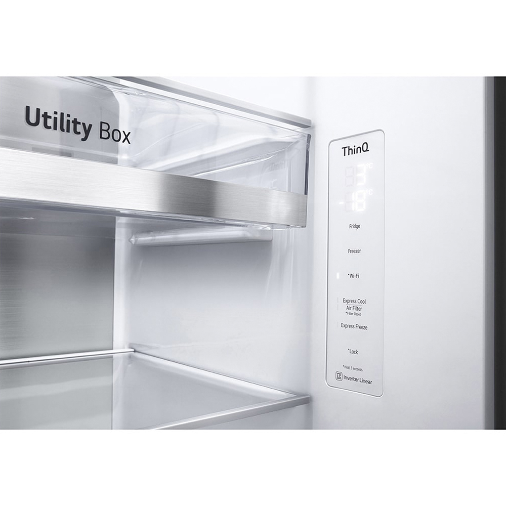 LG GC-Q257CSFS side-by-side refrigerator Freestanding – image 6