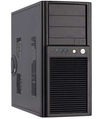 Chieftec SH-03B-SL Midi Tower Black