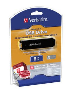 Verbatim Store 'n' Go USB 2.0 Carry It Easy 8GB, Black – image 2