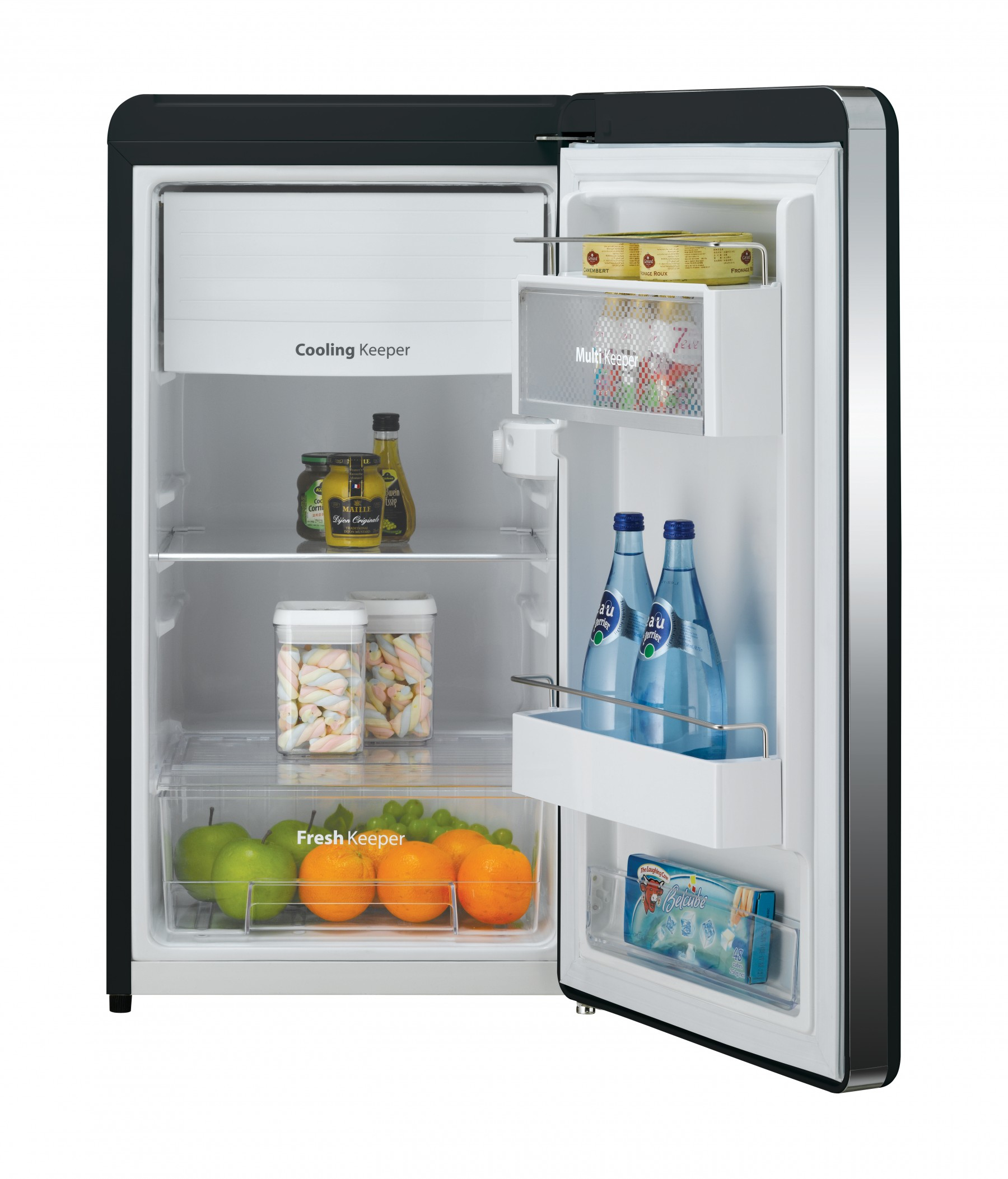 Daewoo FN-153NB combi-fridge Freestanding Black – image 3