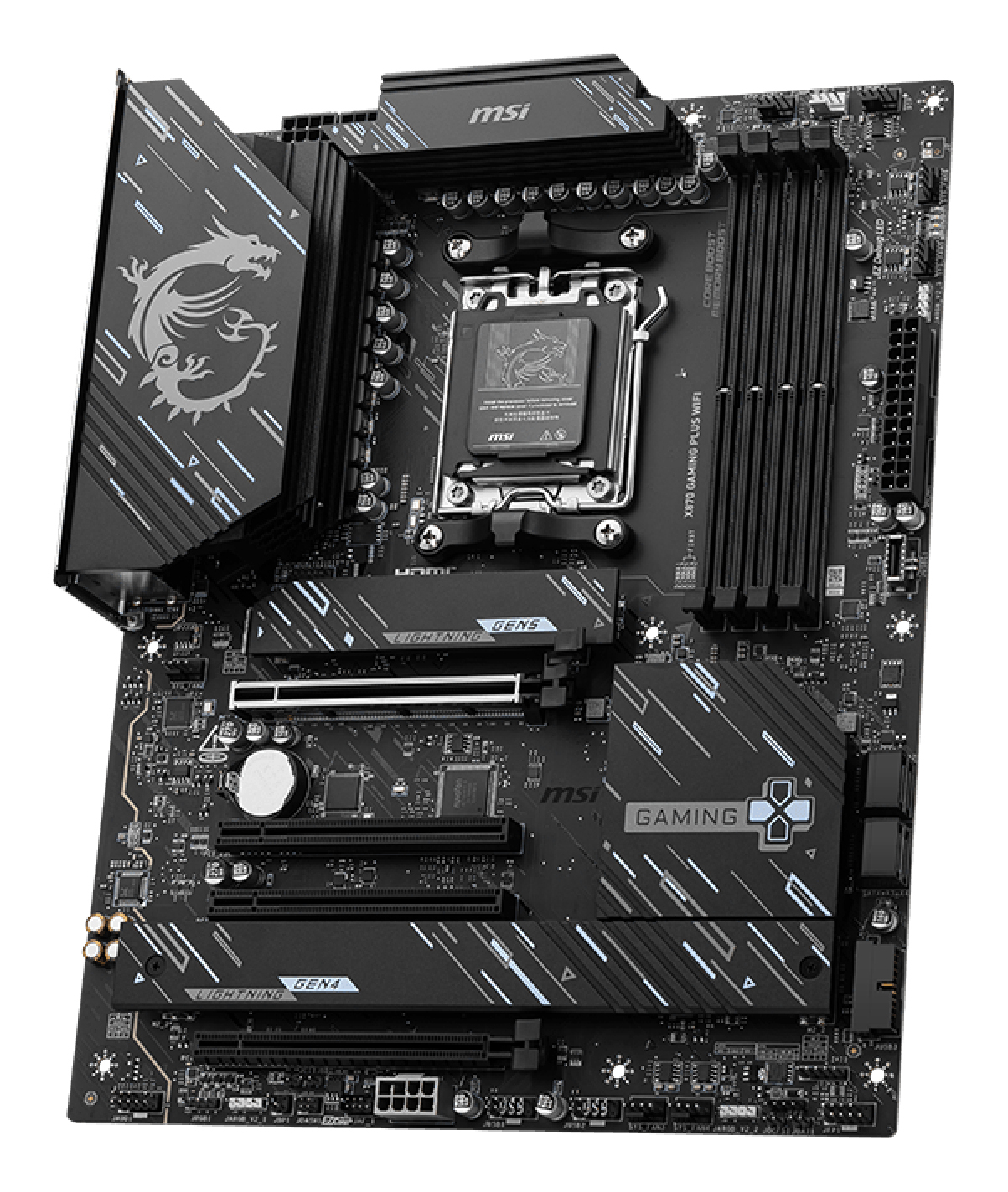Tarjeta Madre MSI X870 GAMING PLUS WIFI - Socket AM5 - 4x DDR5 - 4800/5600/8200(OC)MHz - HDMI - USB - ATX - X870 GAMING PLUS WIFI Tarjeta Madre MSI X870 GAMING PLUS WIFI - Socket AM5 - 4x DDR5 - 4800/5600/8200(OC)MHz - HDMI - USB - ATX - X870 GAMING PLUS WIFI
