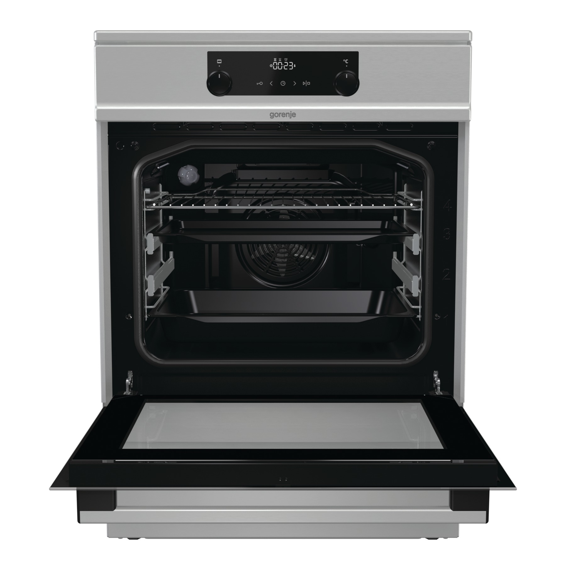 Gorenje ECT6353XPI cooker Freestanding cooker Electric Zone induction hob Stainless steel – image 3