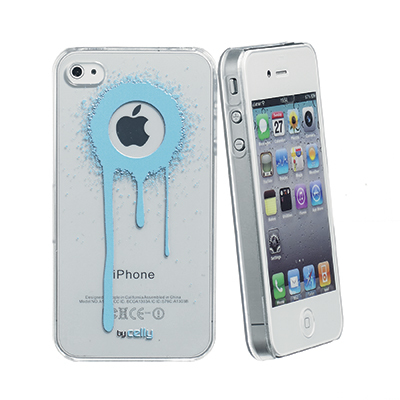Celly GRDIP404 mobile phone case Cover Blue, Transparent