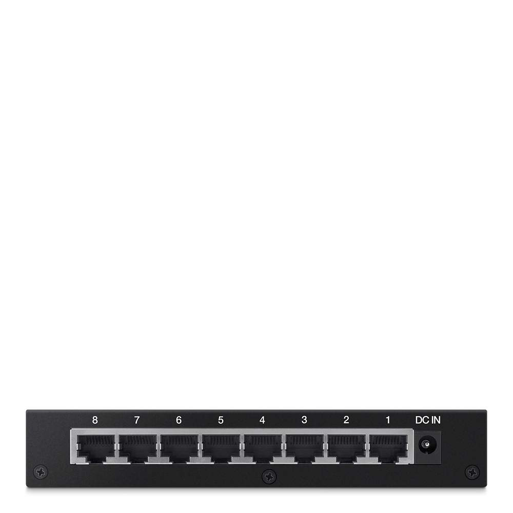 Linksys SE3008-CA network switch Unmanaged Gigabit Ethernet (10/100/1000) Black, Blue – image 2