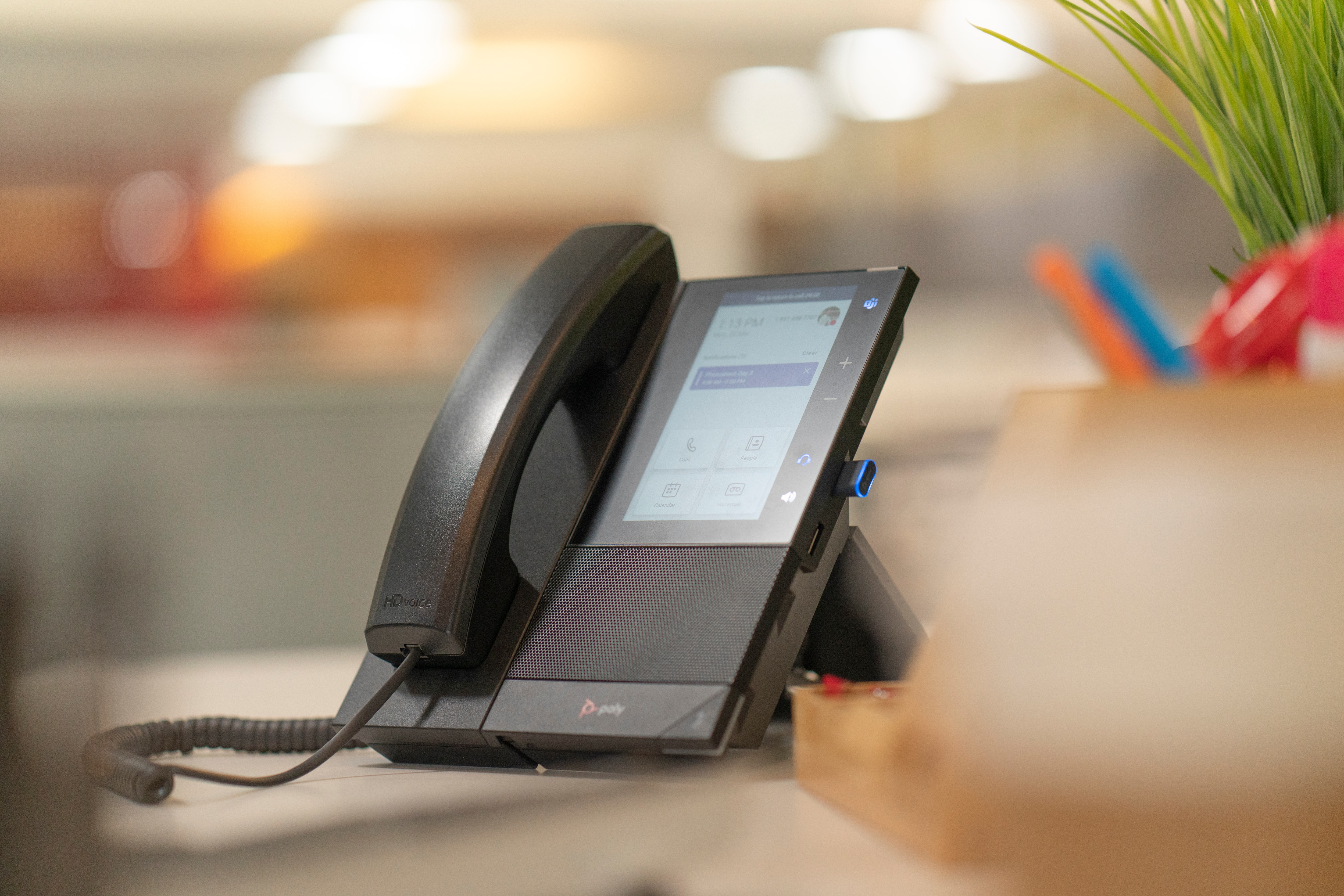 HP Poly CCX 500 Business Media Phone for Microsoft Teams and PoE-enabled. Product type: IP Phone, Product colour: Black, H