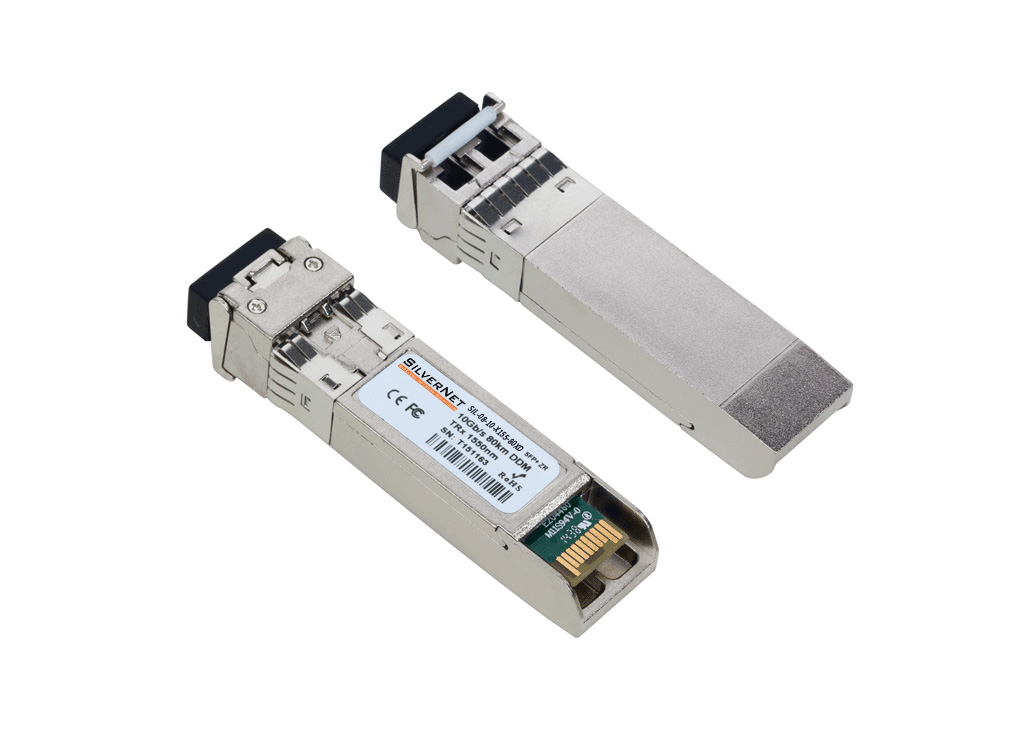 SilverNet SIL-08-10-X155-80XD network transceiver module Fiber optic 10000 Mbit/s SFP+ 1550 nm – image 1