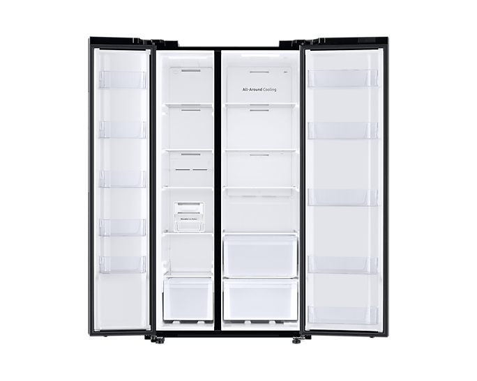 Samsung RS28T5B00B1/EM side-by-side refrigerator Freestanding – image 4