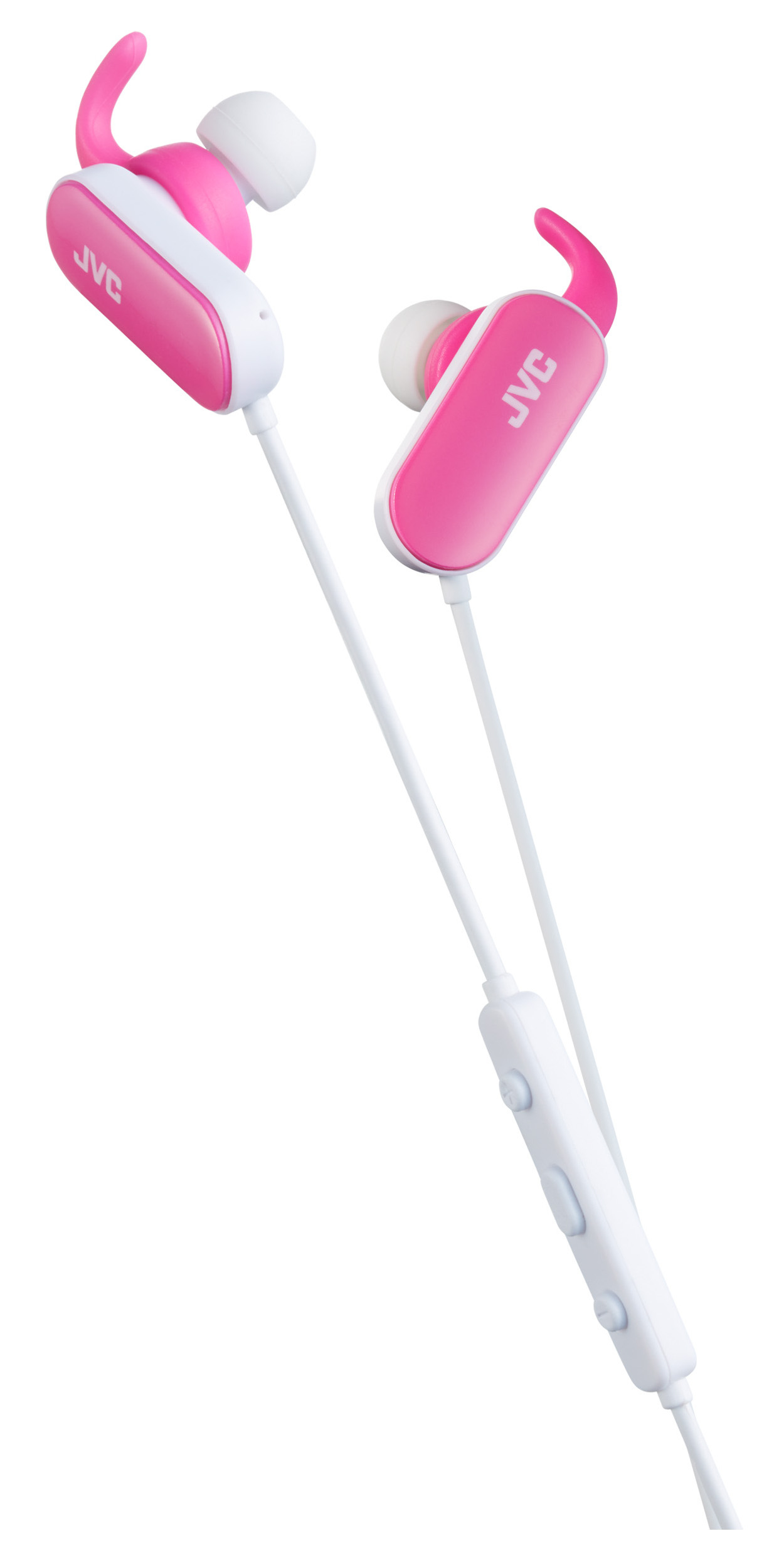 JVC HA-EBT5-P-E headphones/headset Wireless In-ear Sports Bluetooth Pink, White – image 1