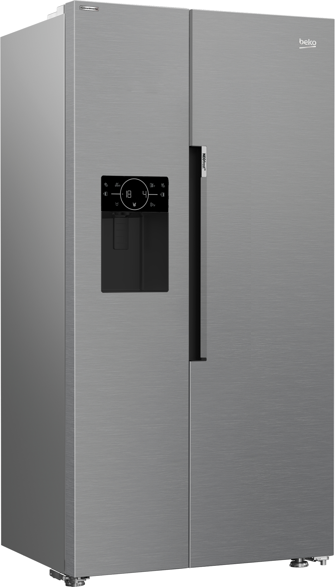Beko GN166140ZXB side-by-side refrigerator Freestanding – image 2