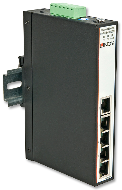 Lindy 25071 network switch Unmanaged Black