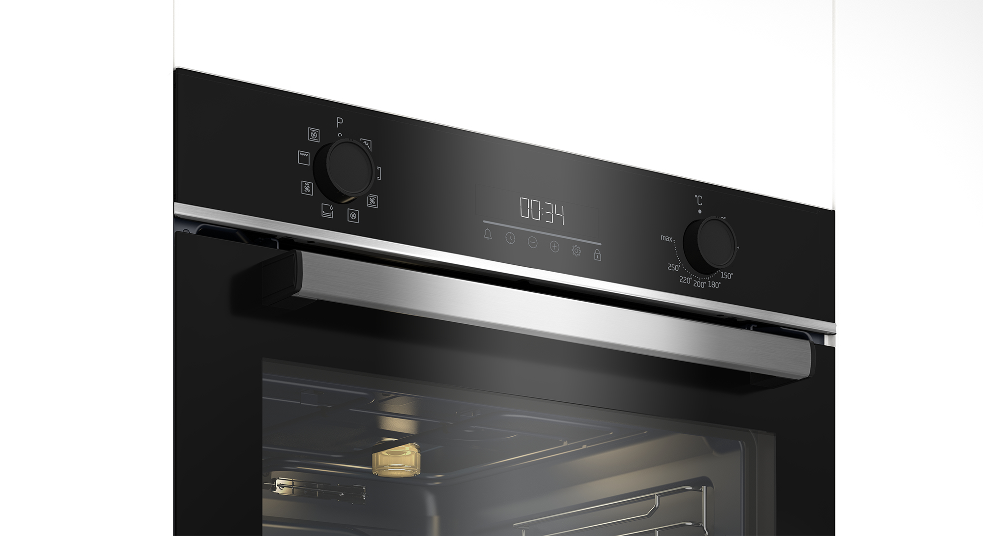 Beko BBQM24301BC 60cm Built-In Single Multi-Function Oven with AeroPerfect™ – image 3