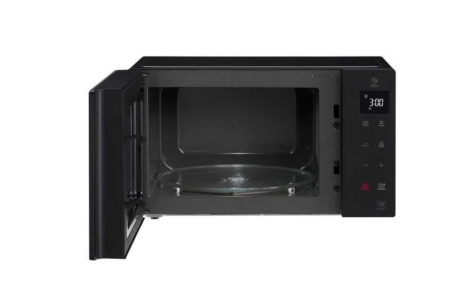 LG MS2535GDB microwave Black Solo microwave Countertop – image 4