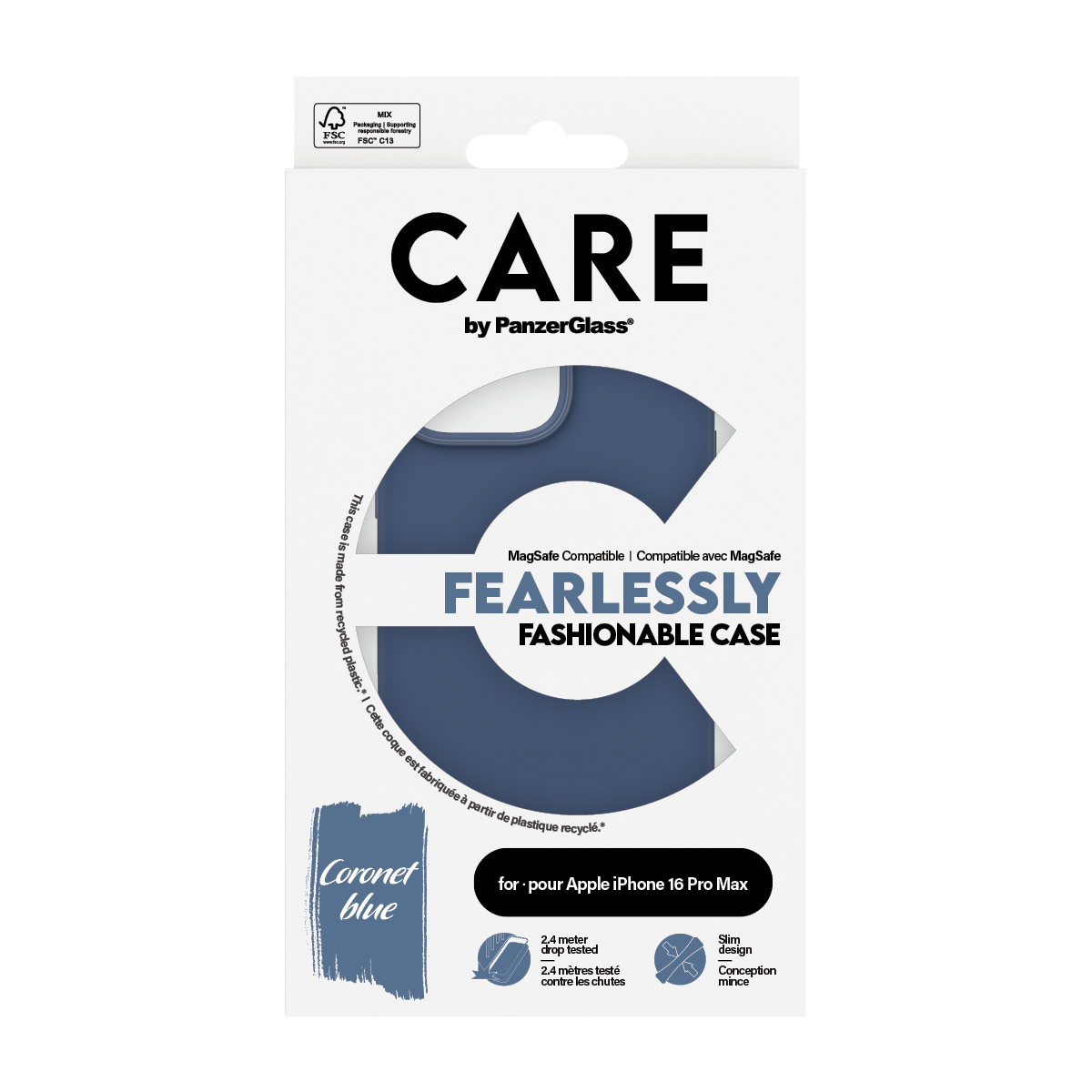 PanzerGlass CARE by PanzerGlass® Fashionable Case Blue w. MagSafe iPhone 16 Pro Max – image 3