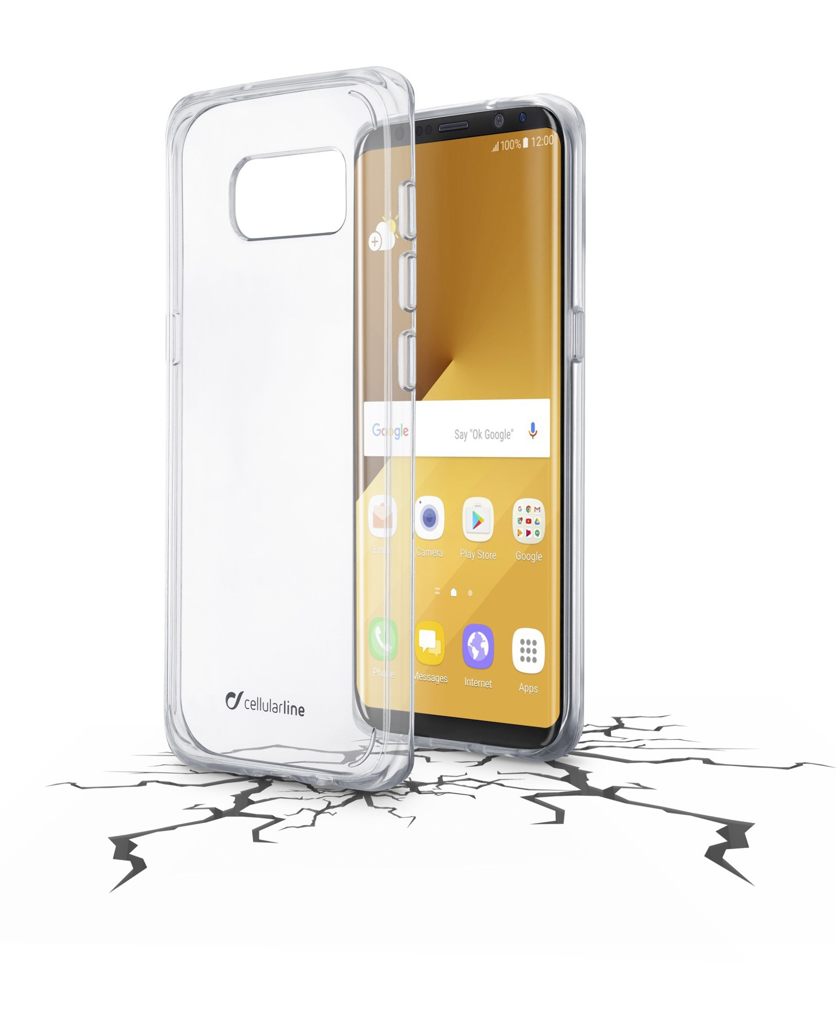 Cellularline Clear Duo - Galaxy S8 Plus