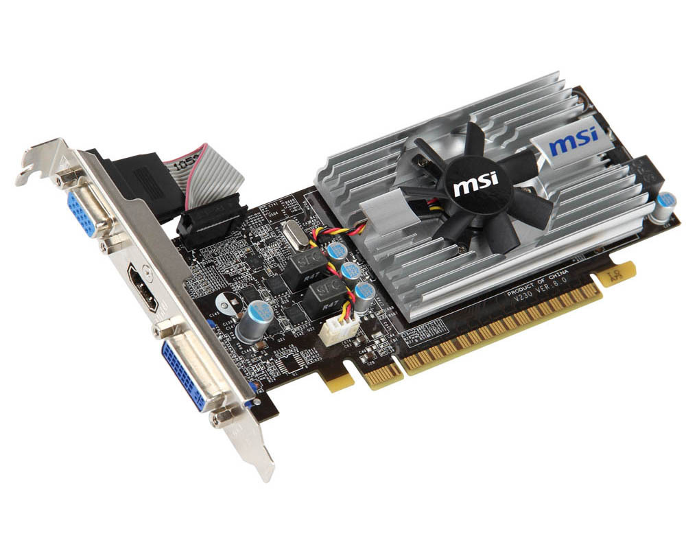 MSI N430GT-MD1G/LP graphics card NVIDIA GeForce GT 430 – image 4