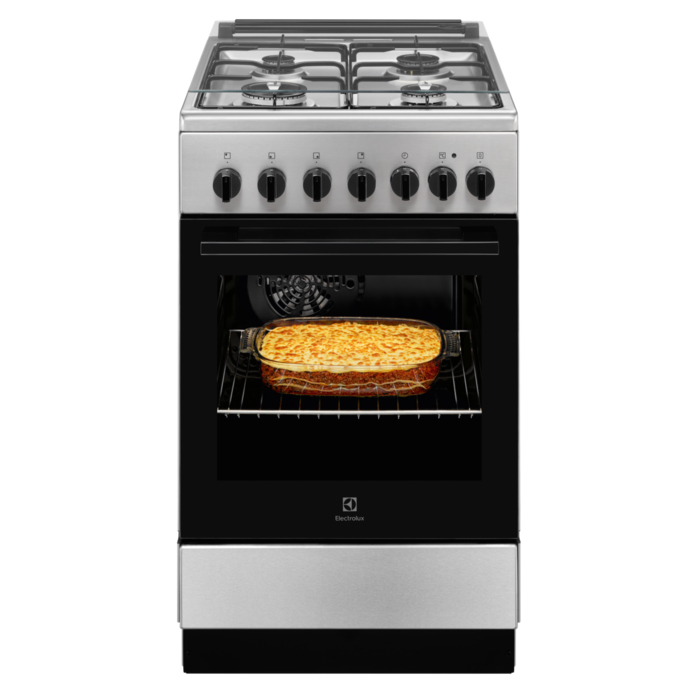 Electrolux LKK520002X Freestanding cooker Electric Gas Stainless steel – image 1