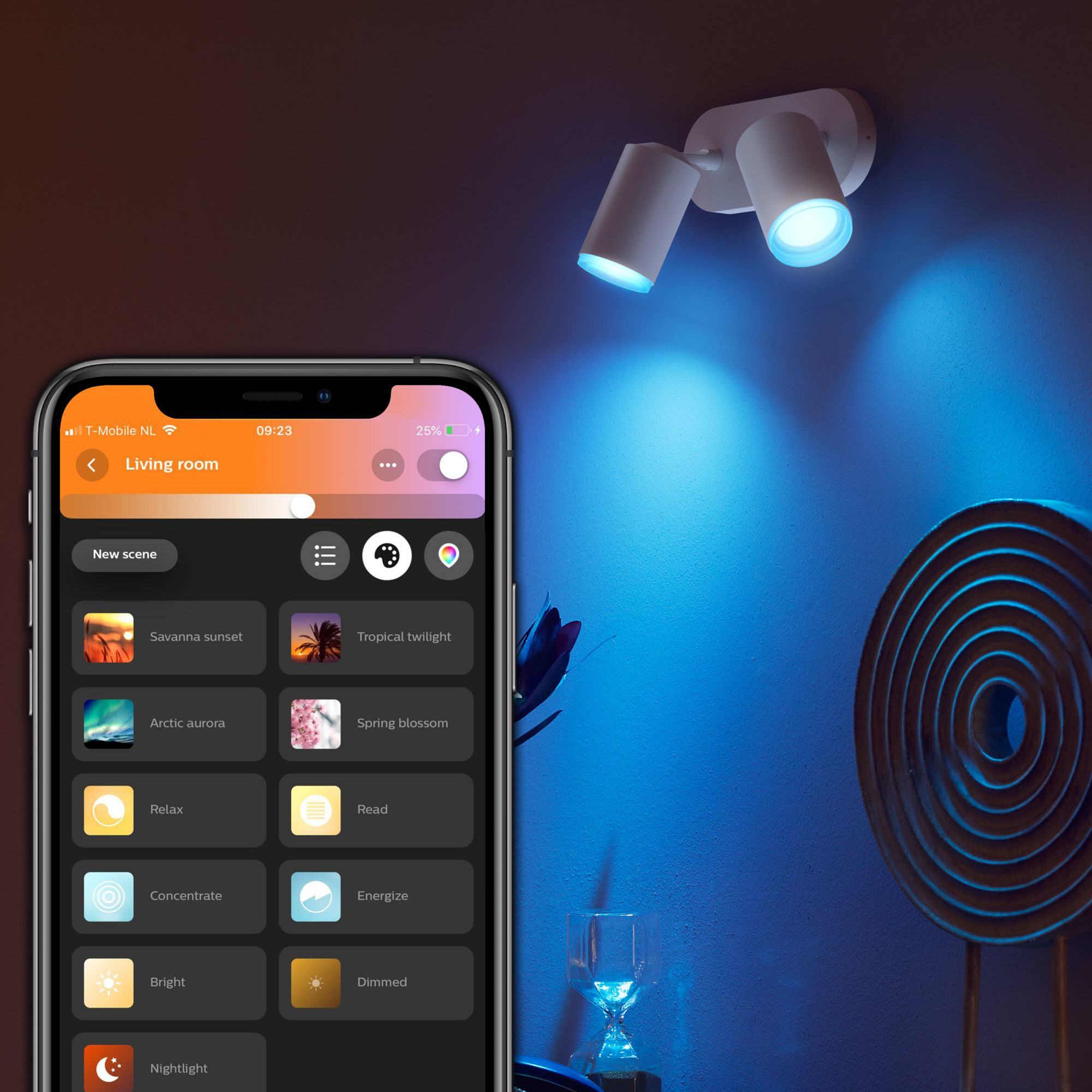 Philips by Signify Philips Hue White and colour ambience Fugato double spotlight – image 8