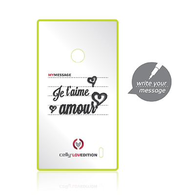 Celly CLOVE321GR mobile phone case Cover Green, White – image 3
