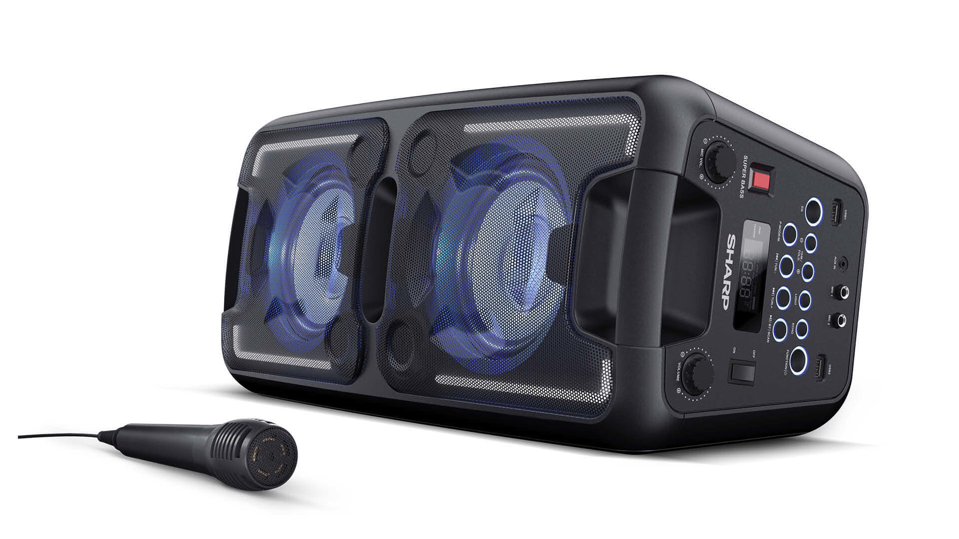 Sharp PS-920 portable/party speaker Black – image 3