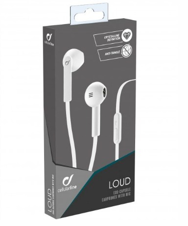 Cellularline LOUDWT headphones/headset Wired In-ear White – image 4