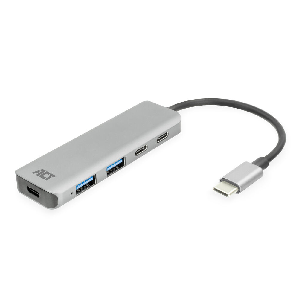 ACT USB-C hub 3.0, 2x USB-A, 2x USB-C – image 1