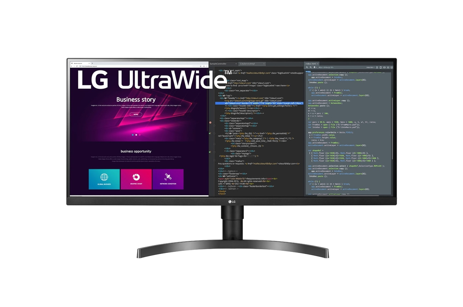 LG 34WN750 computer monitor – image 1