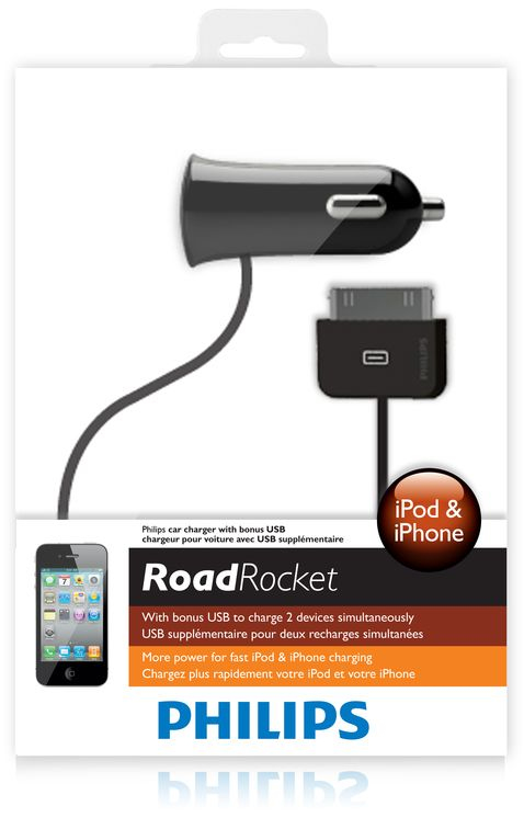 Philips DLP5263/10 mobile device charger Mobile phone, MP3 Black Cigar lighter Auto – image 2