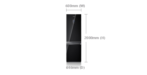 Samsung RL55VTEBG1 fridge-freezer Freestanding – image 5