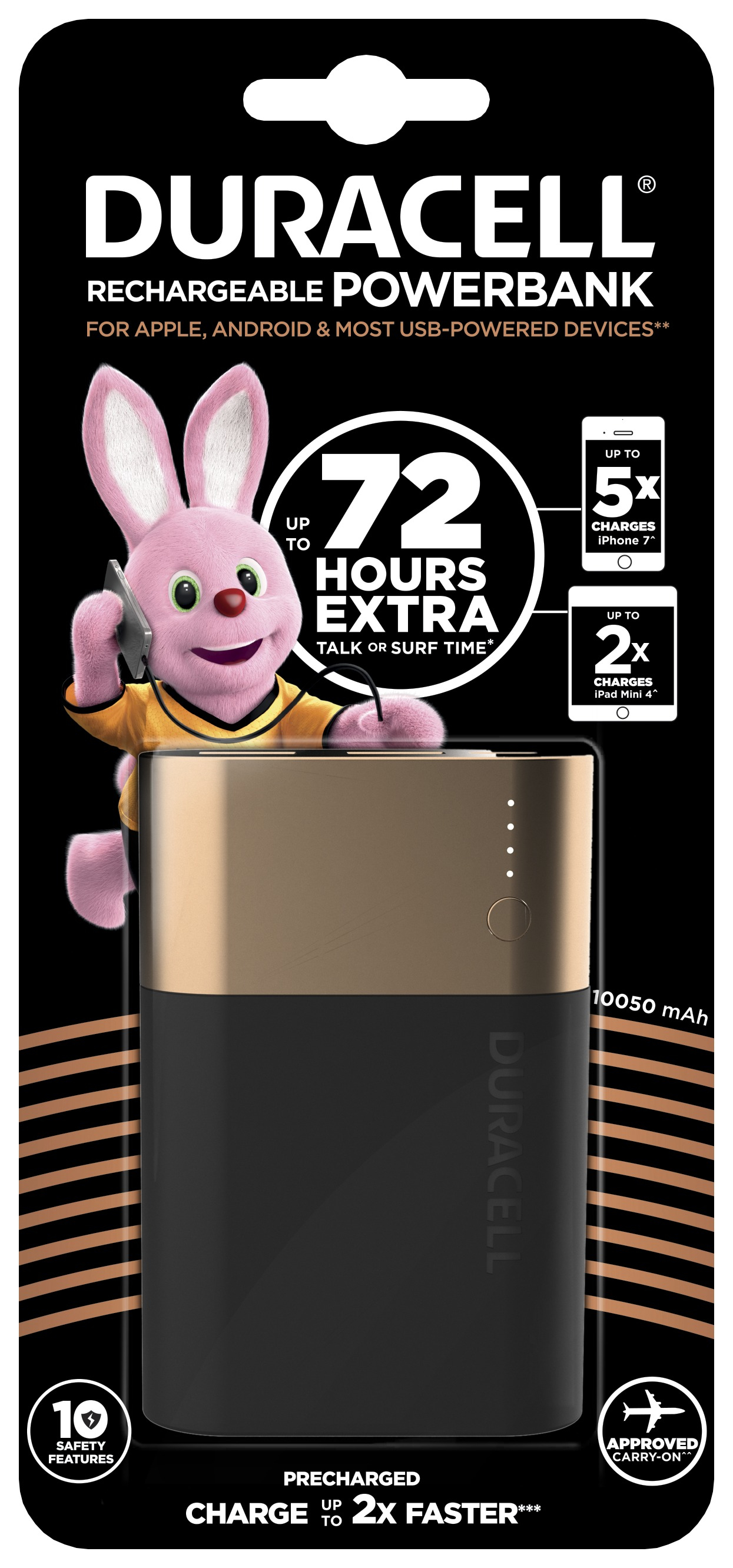 Duracell Powerbank 10050 mAh