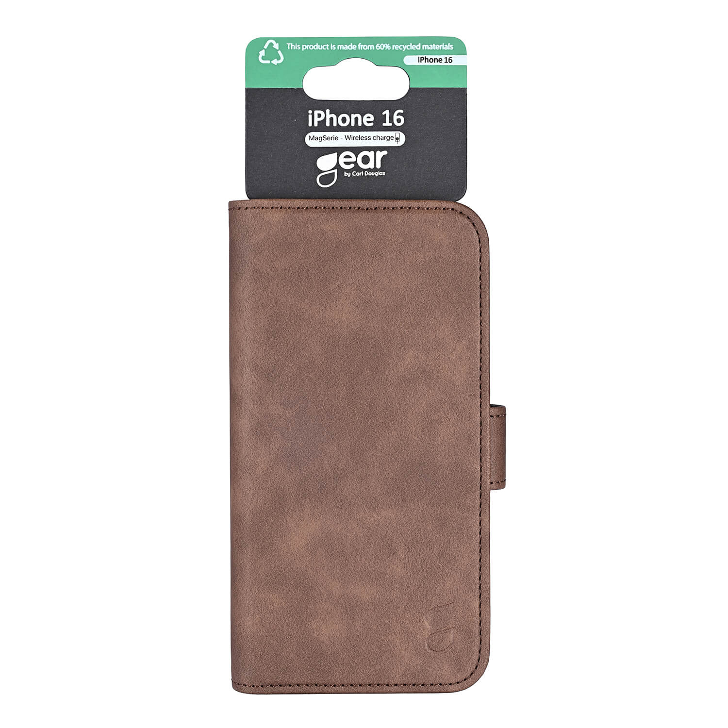 Gear Wallet Case 3 Card Slots Magseries Brown - iPhone 16 – image 2