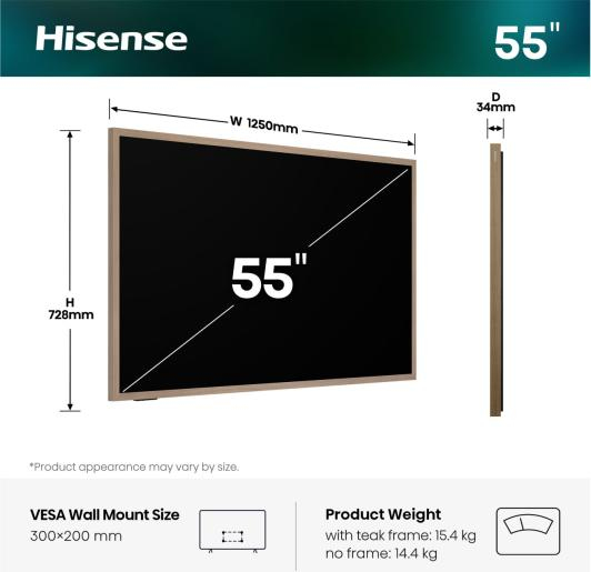 Hisense 65S7S TV 165.1 cm (65") 4K Ultra HD Smart TV Wi-Fi Black – image 2