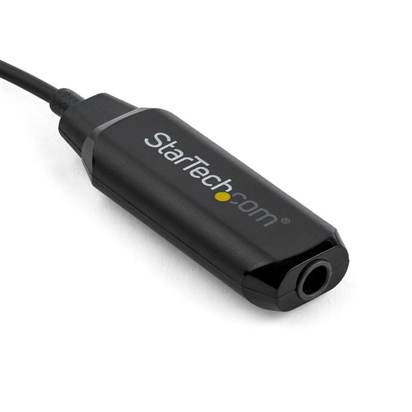 StarTech.com USB C to 3.5mm Audio Adapter - USB Type C to AUX Female Wired Headphone Jack w/32-bit DAC - Active USB C Digital Sound Card for Headset Audio Confe – image 2