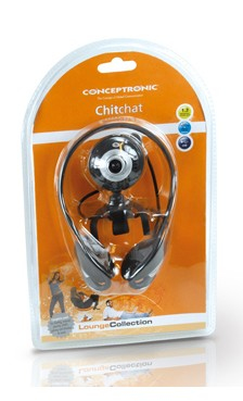 Conceptronic Chitchat headphone + webcam set – image 3