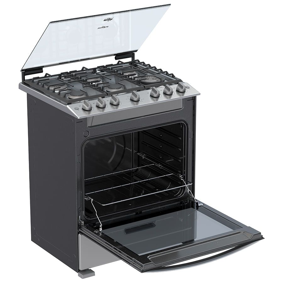 Whirlpool WFR5000D cooker Freestanding cooker Gas Grey – image 8