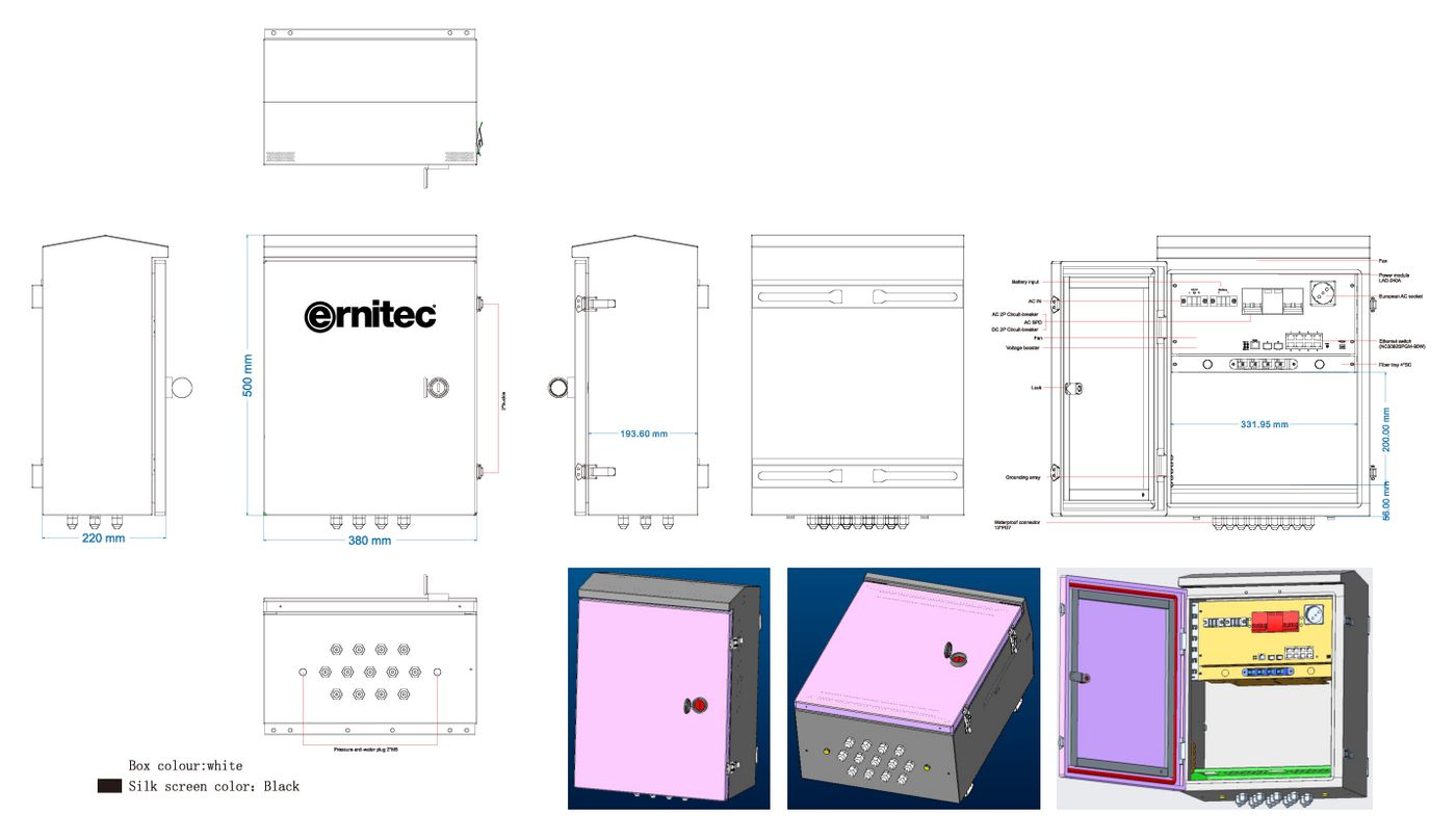 Ernitec ELECTRA-M10-OUTDOOR-UPS network switch Managed L2 Gigabit Ethernet (10/100/1000) Power over Ethernet (PoE) – image 2
